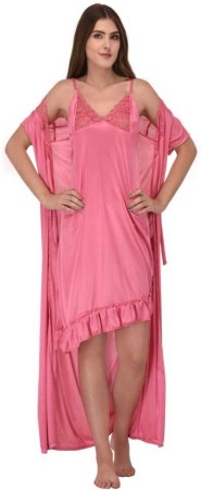 Women Nighty  (Pink)