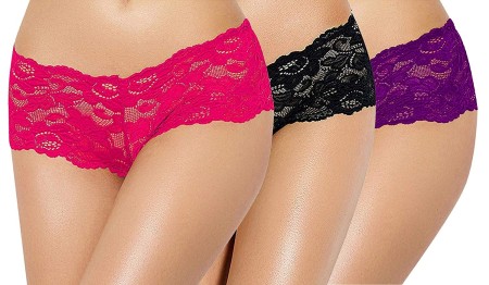 New Blue Eyes Boy short panty for women (Pack Of 3)