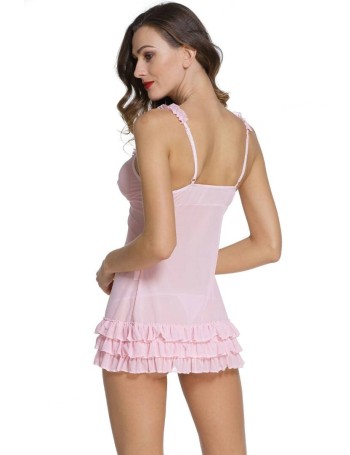 Pink Babydoll Dress