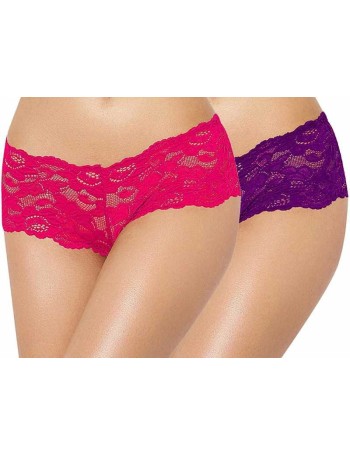 NEW BLUE EYES Women Boy Short Purple, Pink Panty (Pack of 1)