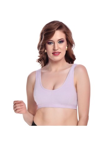 New Blue Eyes Women Cotton Non Padded Non-Wired Air Sports Bra