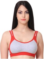 NEW BLUE EYES Women Sports Non Padded Bra (Black)