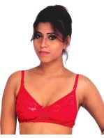 Women Full Coverage Non Padded Bra  (pink)