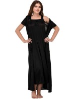 Black net tady Embroidered Women Swim-dress Black Swimsuit