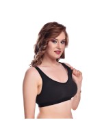 NEW BLUE EYES Women Sports Non Padded Bra (Black)