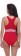 RED SWIM DRESS Embroidered Women Swim-dress Red Swimsuit