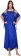 Blue Color Women Nighty with Robe