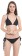 Solid Women Bikini Black Swimsuit