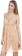Gold Color Self Design Embroidered Babydoll Dress