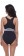 Solid Women's Swim-dress Black Swimsuit