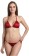 Solid Women Bikini Red Swimsuit