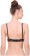 Red & Black Women Bralette Lightly Padded Bra