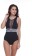 Solid Women's Swim-dress Black Swimsuit