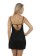 Black Color Embroidered Babydoll Dress