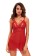 Red Babydoll Night Dress Honeymoon Dress 