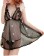 Black  Babydoll Night Dress Honeymoon Dress 