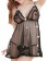 Black  Babydoll Night Dress Honeymoon Dress 