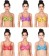 NEW BLUE EYES bynew blue eyes polka dot bra Women Full Coverage Non Padded Bra (Multicolor)