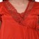 Women Nighty with Robe  (Red)