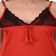 Women Nighty with Robe  (Red)