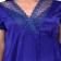 Women Nighty with Robe  (Dark Blue)